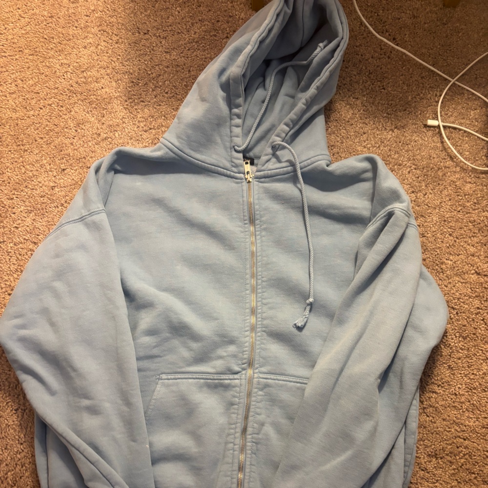 Brandy Melville oversized Sky Blue Hoodie